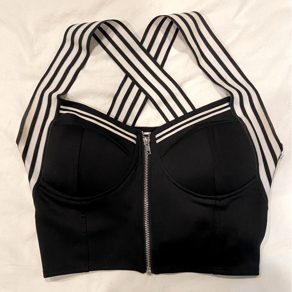 Fashion Nova Padded Racer Back Crop Top